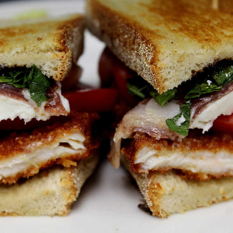 Sandtrap Bar & Grille | Chicken Caprese Sandwich