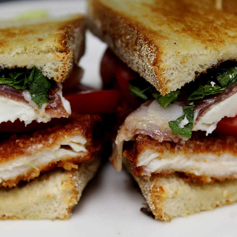 Sandtrap Bar & Grille | Chicken Caprese Sandwich